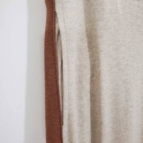 PACT Organic Cotton Pants Pull On Tan Brown Side Stripe Comfy Lounge Size XL - Picture 6 of 9